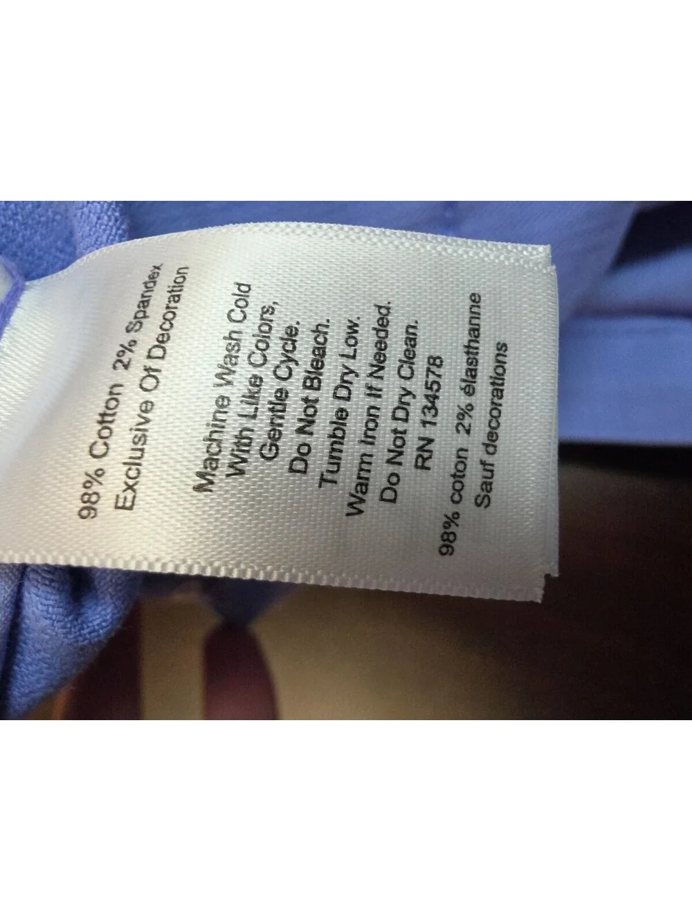 Vineyard Vines Sz 6 Periwinkle Blue Hook Eye Pocket Ladies 3 In Inseam